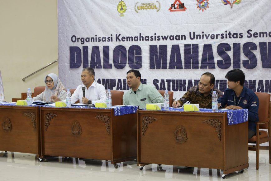 Universitas Semarang Gelar Dialog Mahasiswa “Sampaikan, Satukan, Wujudkan” sebagai Wadah Aspirasi Kampus