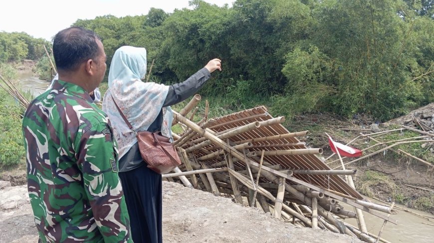 Jembatan Darurat di Meteseh Hanyut, Pemkot Semarang Tunggu Kajian