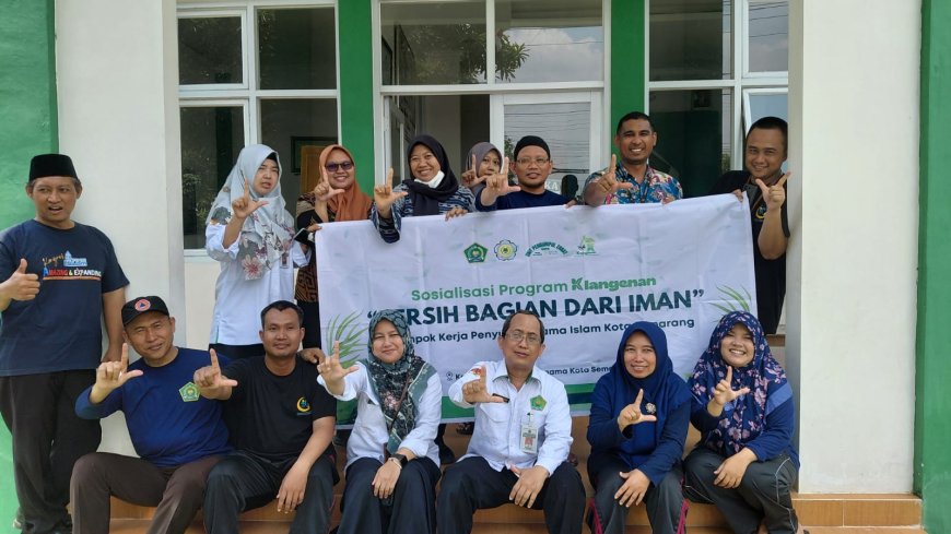 DLH dan Kemenag Semarang Ajak KUA Gunungpati Terapkan Lubang Biopori