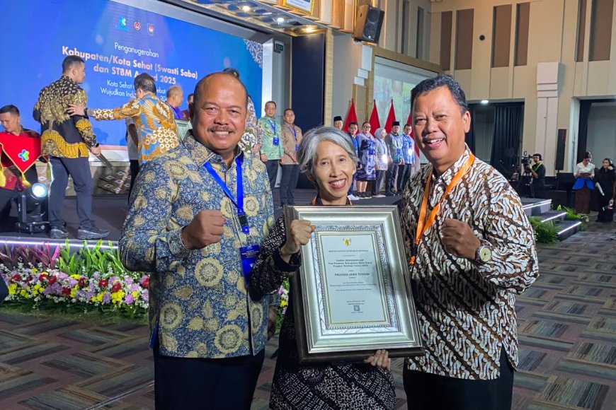 Pemprov Jateng Raih Swasti Saba 2025, Bukti Keseriusan Wujudkan Kabupaten/Kota Sehat