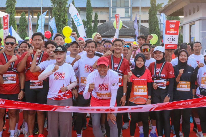 Ribuan Peserta Meriahkan Kendal Berdikari Fun Run, UMKM Ikut Terangkat