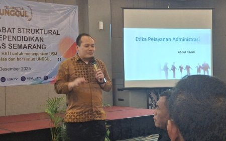 USM Dorong Pelayanan Administrasi Prima Lewat Pelatihan Tenaga Kependidikan