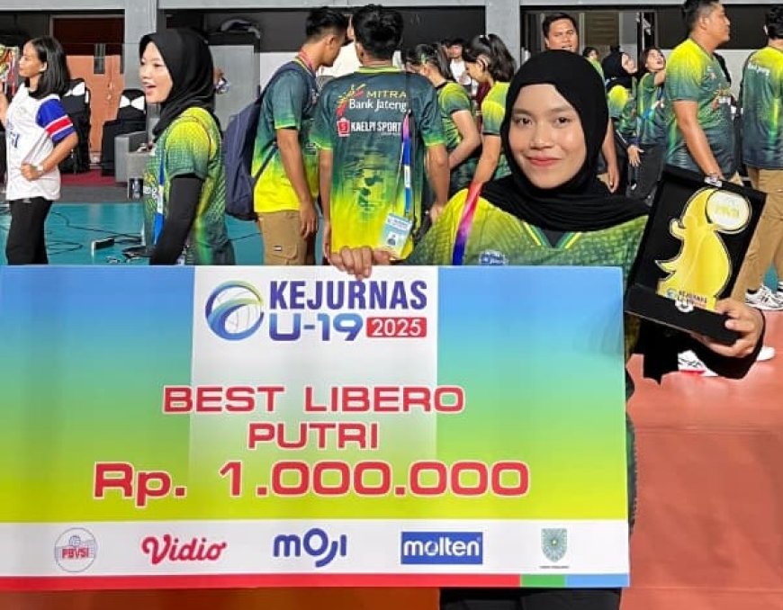 Mahasiswi USM Lulu Callista Aurellia Raih Best Libero di Kejurnas Voli Putri U-19