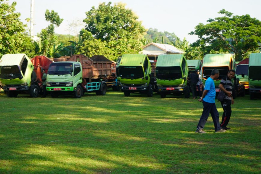 DLH Kota Semarang Gelar Apel Armada,  Perbaiki Kontainer Rusak dan Siapkan Pengadaan Baru