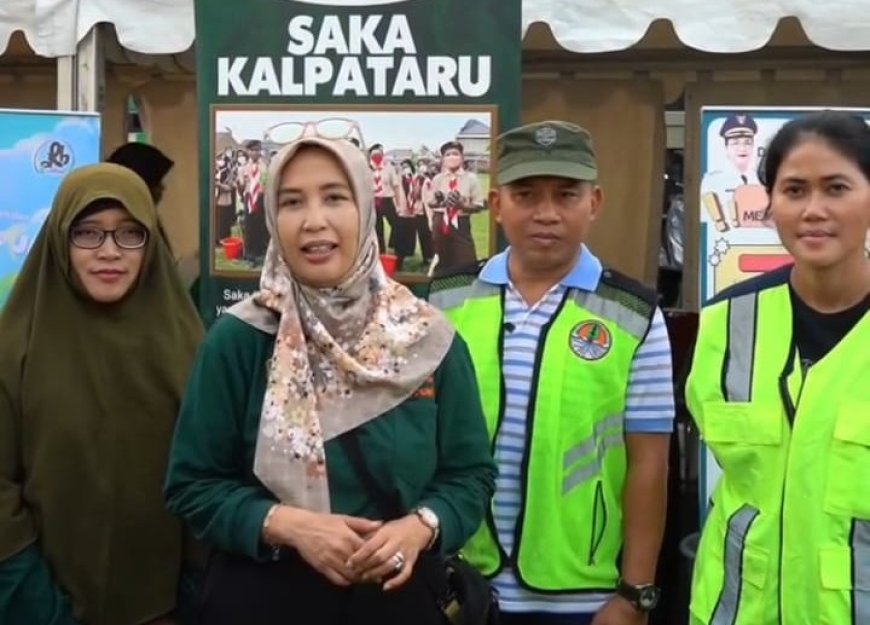 Sambut HUT Kalpataru ke-12, Saka Kalpataru dan DLH Semarang Edukasi Warga Olah Sampah di CFD Simpang Lima