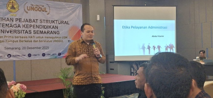 USM Dorong Pelayanan Administrasi Prima Lewat Pelatihan Tenaga Kependidikan
