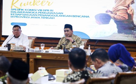 Respons Cepat Pemprov Jateng Tangani Bencana, DPR RI Beri Apresiasi