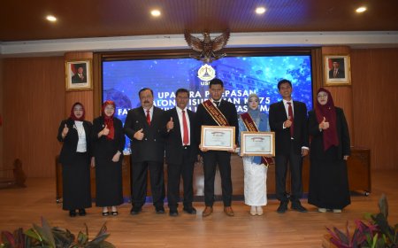 USM Lepas Wisudawan Hukum ke-75, Dekan Tekankan Lulusan Berintegritas dan Adaptif