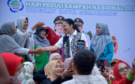 Kolaborasi Warga dan Pemkot Semarang Bersihkan Sungai Jaten Peringati HPSN 2026