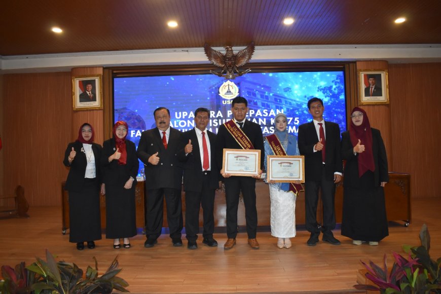 USM Lepas Wisudawan Hukum ke-75, Dekan Tekankan Lulusan Berintegritas dan Adaptif