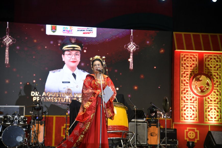 Imlek 2577 di Sam Poo Kong Meriah, Agustina Tegaskan Harmoni Kekuatan Semarang