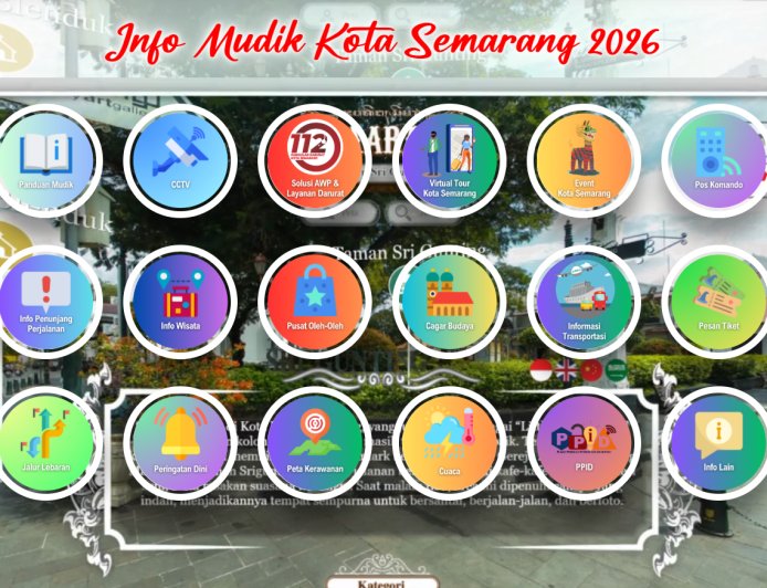 Sambut Mudik Lebaran, Pemkot Semarang Sediakan Portal Informasi Perjalanan Terpadu