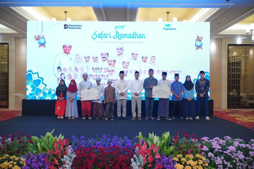 Safari Ramadhan Pegadaian: Santunan untuk Anak Yatim di Ponpes Al Busyiri