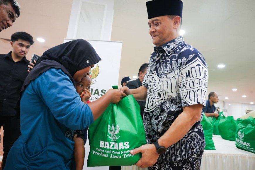 Pemprov dan Baznas Jateng Salurkan 8.000 Paket Sembako Selama Ramadan