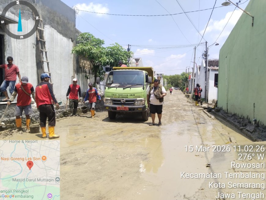 Wali Kota Semarang Instruksikan Penanganan Darurat Banjir, Tanggul Dinar Indah Diperkuat Trucuk Bambu