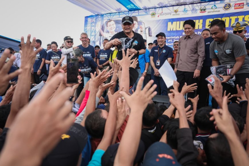 17 Juta Pemudik Masuk Jateng, Gubernur Ajak Belanja di UMKM Lokal