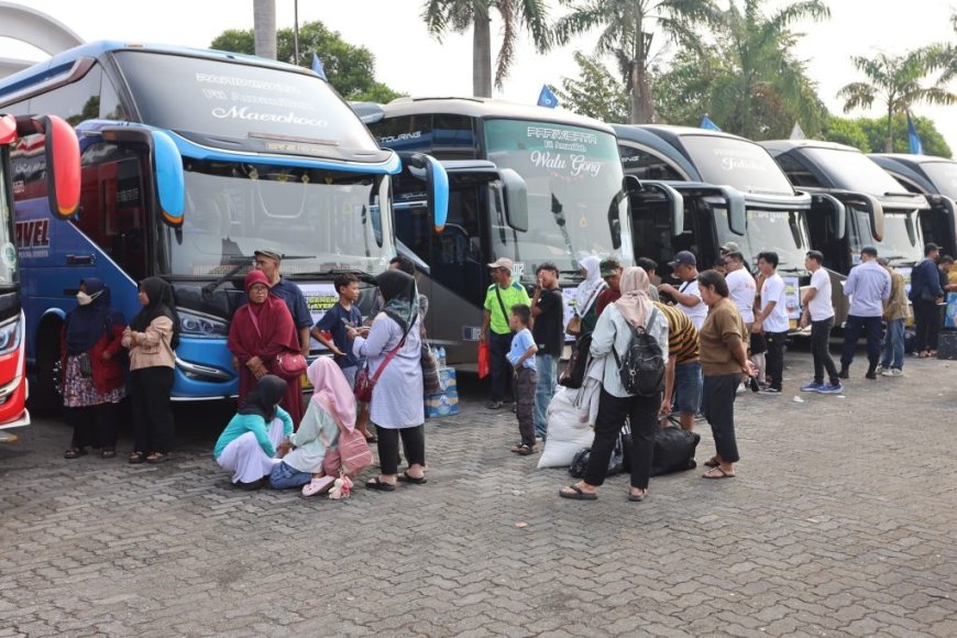 Ribuan Perantau Ikut Balik Gratis, Pemprov Jateng Siapkan 84 Bus