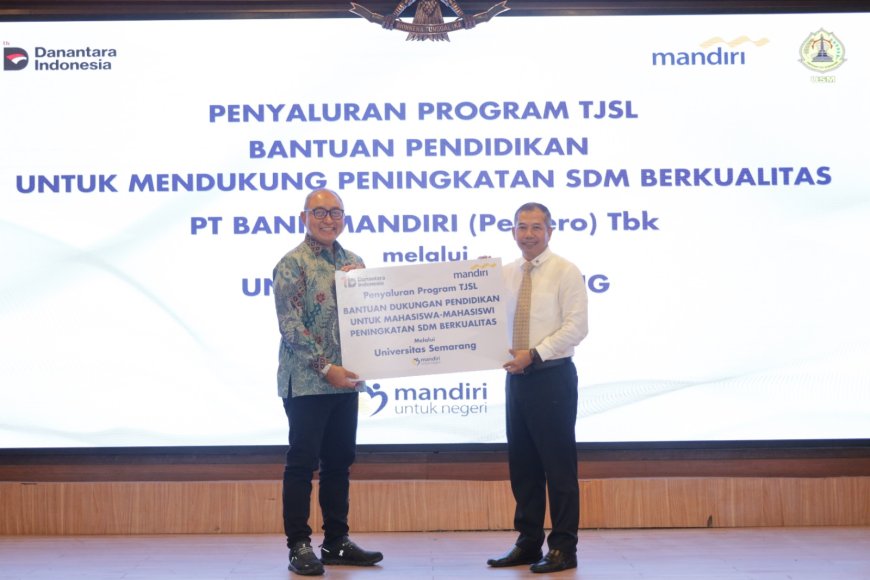 Bank Mandiri Bersama Universitas Semarang Salurkan Bantuan Pendidikan untuk Mahasiswa