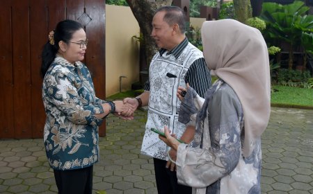 Silaturahmi ke Mantan Wali Kota, Agustina Tekankan Keberlanjutan Pembangunan