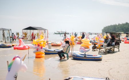 Karangjahe Beach Pimpin Kunjungan Wisata Lebaran di Rembang