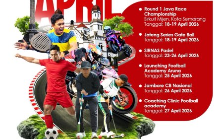 Semarang Tuan Rumah Deretan Event Olahraga Nasional Sepanjang April 2026