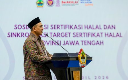 Jawa Tengah Kejar 576 Ribu Sertifikasi Halal, Pemda Diminta Aktif Fasilitasi Pelaku Usaha