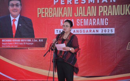 Agustina dan DPR RI Resmikan Jalan Pramuka, Infrastruktur Semarang Makin Kuat