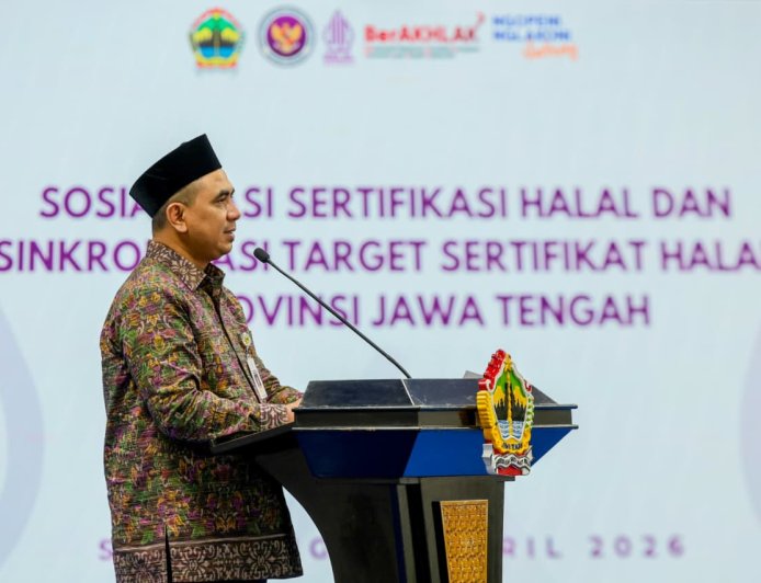 Jawa Tengah Kejar 576 Ribu Sertifikasi Halal, Pemda Diminta Aktif Fasilitasi Pelaku Usaha