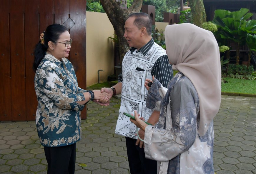 Silaturahmi ke Mantan Wali Kota, Agustina Tekankan Keberlanjutan Pembangunan