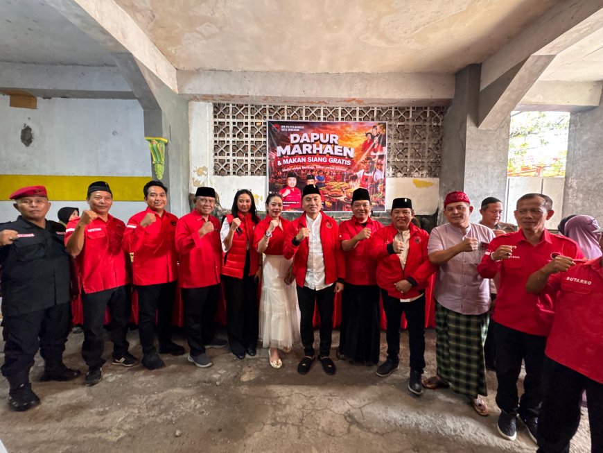 Dapur Marhen PDIP Kota Semarang Bagikan 500 Porsi Makan Gratis dan Layanan Kesehatan untuk Warga