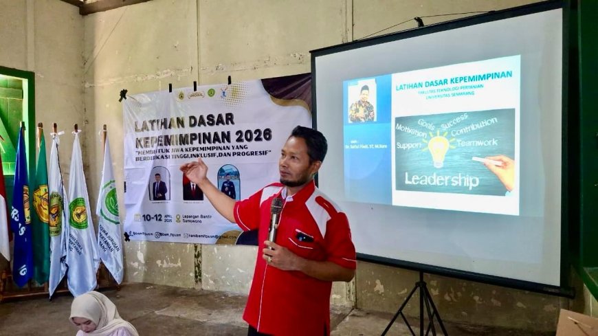Dr Saiful Hadi: Kepemimpinan Bukan Instan, Harus Ditempa Proses dan Karakter