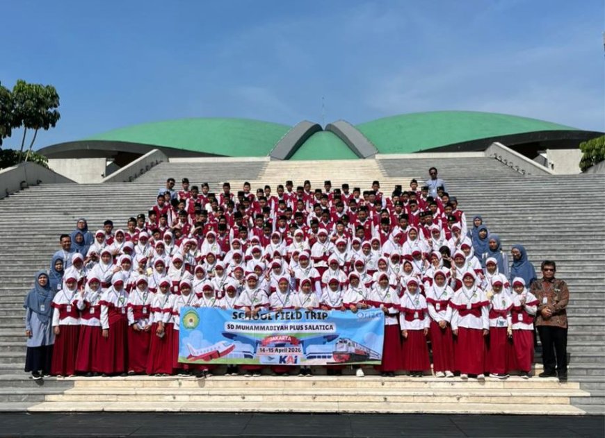 168 Siswa SD Muhammadiyah Plus Salatiga Ikuti Fieldtrip Jakarta, Perkuat Karakter dan Nasionalisme
