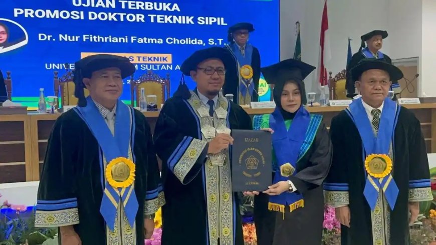 Dosen Teknik Sipil USM Raih Gelar Doktor Usai Teliti Beton SCC Berserat Baja
