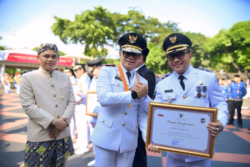 Kinerja Melejit, Kota Semarang Raih Penghargaan Provinsi dan Nasional Sekaligus