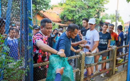 Run for Rivers di Pekalongan, Ahmad Luthfi Ajak Warga Perangi Sampah Sungai