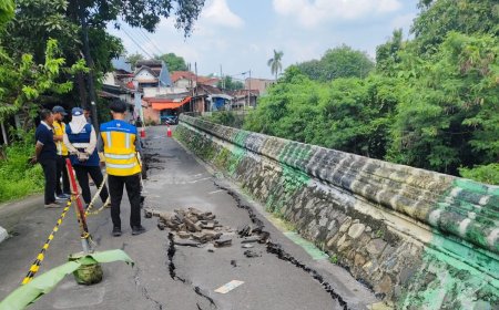 Pemkot Semarang Percepat Penanganan Jalan Amblas Kalibanteng Kulon