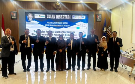 Dosen STIKES YRSDS Raih Doktor Undip lewat Inovasi Prediksi Stunting Berbasis Random Forest