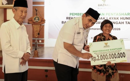 Pemprov Jateng Gandeng Baznas Percepat Perbaikan Rumah Tak Layak Huni