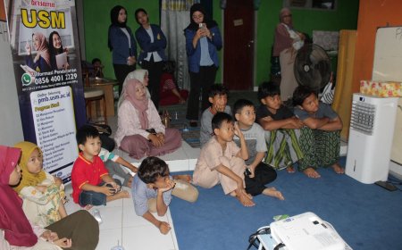 Mahasiswa USM Beri Edukasi Pencegahan Kekerasan Seksual kepada Anak Panti Asuhan