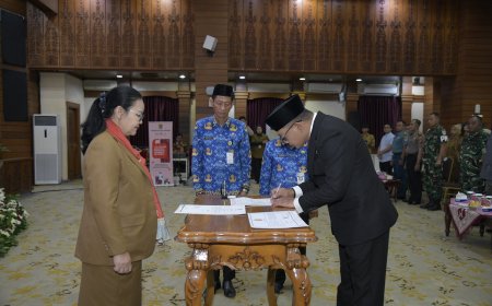 Agustina Lantik Handi Priyanto Jadi Sekda Kota Semarang