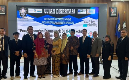 Kembangkan Framework Blockchain Daging Halal, Dosen FTIK USM Raih Gelar Doktor