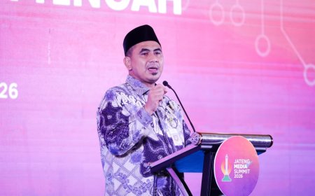 Taj Yasin Apresiasi Media yang Dinilai Berkontribusi Tingkatkan Indeks Demokrasi Jateng
