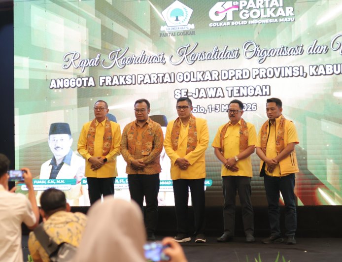 Siap Hadapi Pemilu 2029, Golkar Jateng Perkuat Mesin Partai hingga Akar Rumput