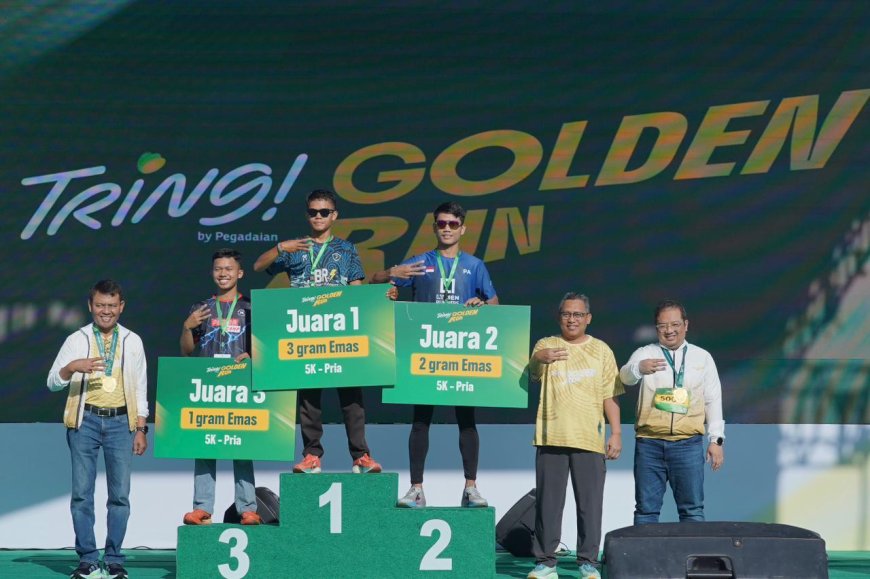 Tring! Golden Run 2026: Lari Sehat Sambil Investasi, Pegadaian Salurkan Donasi Rp1,25 Miliar