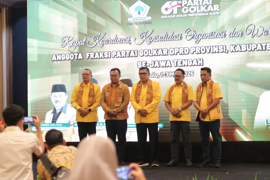 Siap Hadapi Pemilu 2029, Golkar Jateng Perkuat Mesin Partai hingga Akar Rumput