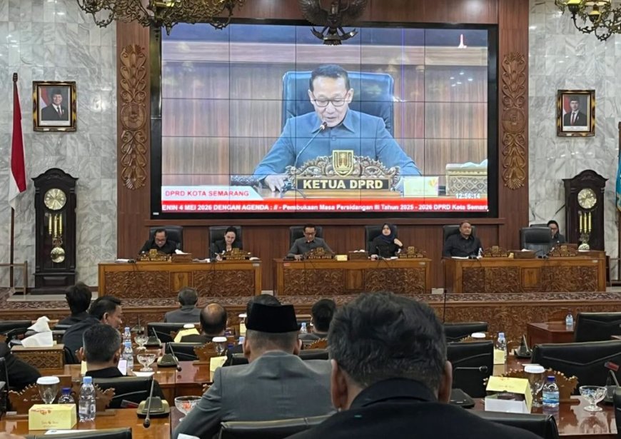 DPRD dan Pemkot Semarang Sinkronkan Empat Raperda Strategis di Rapat Paripurna