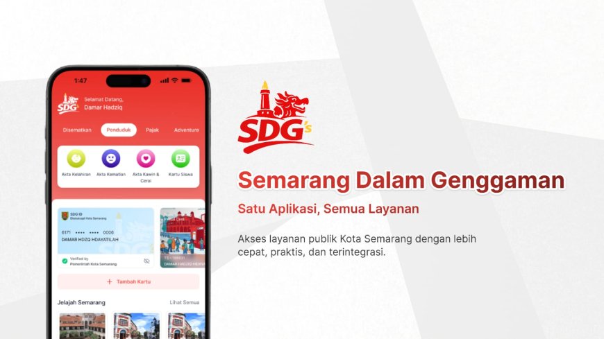 Tak Perlu Antre, Warga Semarang Kini Bisa Akses 20 Layanan Publik Cukup Lewat Satu Aplikasi
