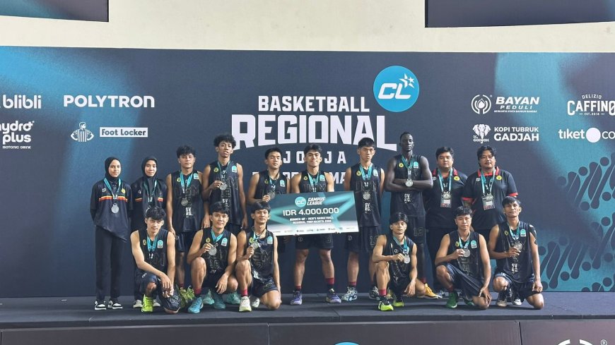 Tim Basket Putra USM Raih Juara 2 dan Lolos Nasional di Campus League Yogyakarta
