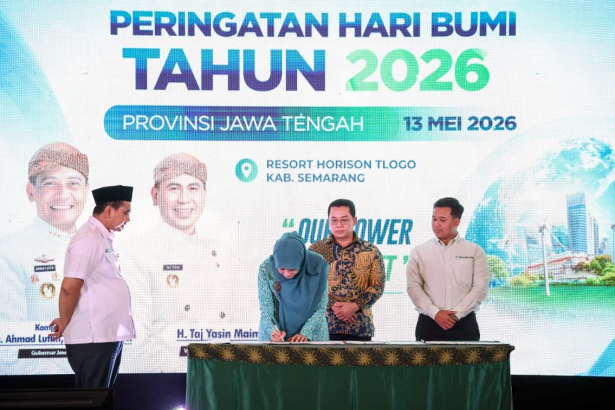 Taj Yasin Dorong Percepatan Energi Terbarukan pada Peringatan Hari Bumi 2026
