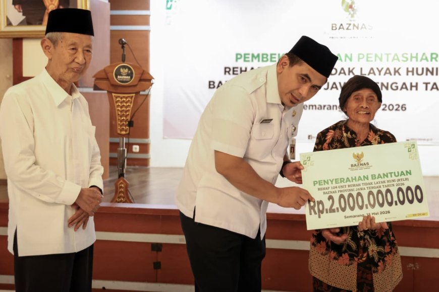 Pemprov Jateng Gandeng Baznas Percepat Perbaikan Rumah Tak Layak Huni